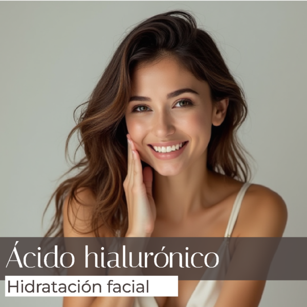 Hidratación facial con ácido hialurónico