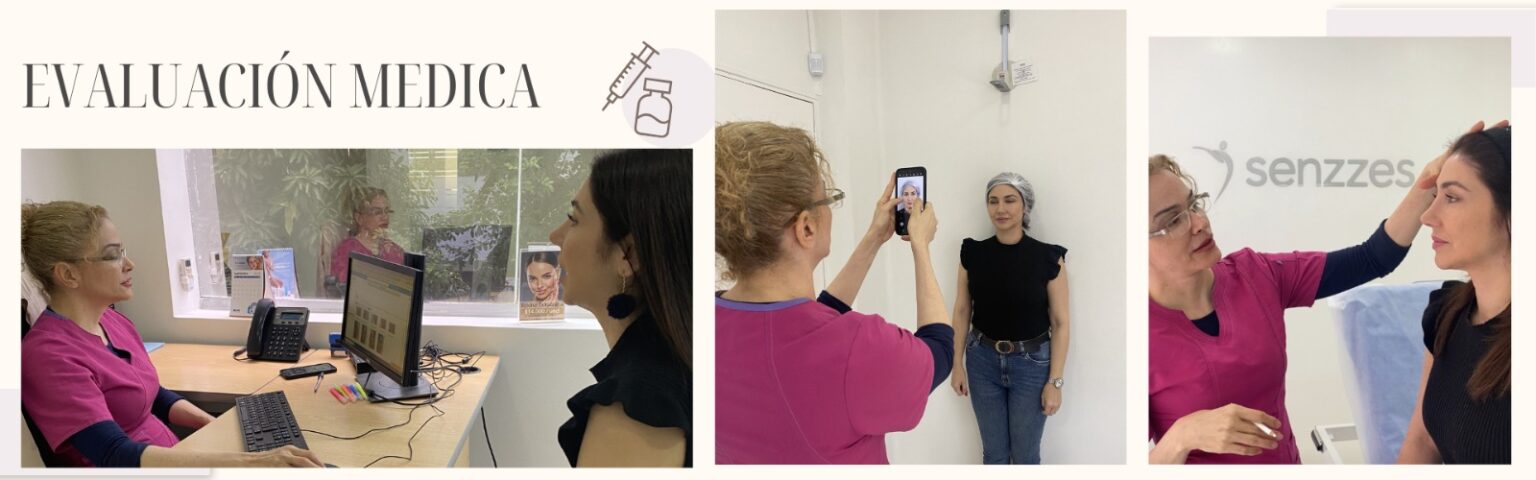 Valoración médica en clínica estética en Medellín para determinar si el ácido hialurónico es el tratamiento adecuado para el paciente