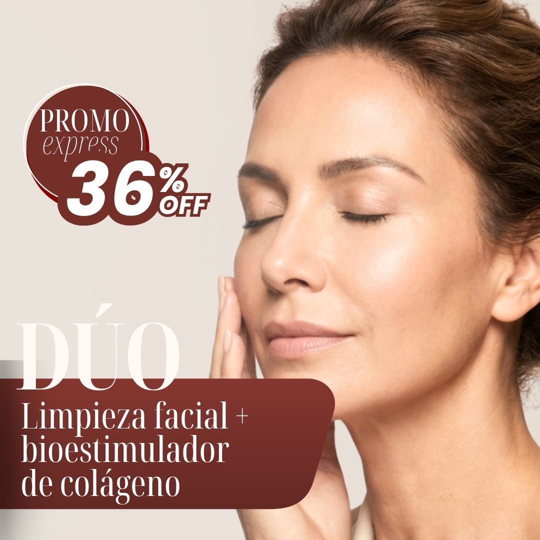Dúo Limpieza facial profunda + Bioestimulador de colágeno
